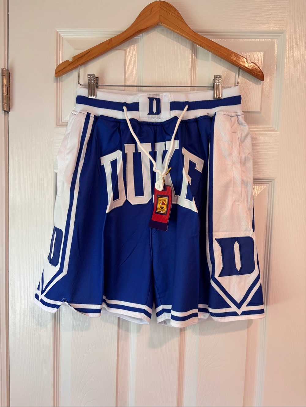 Just Don Duke Blue Devils basketball shorts size medium NWT